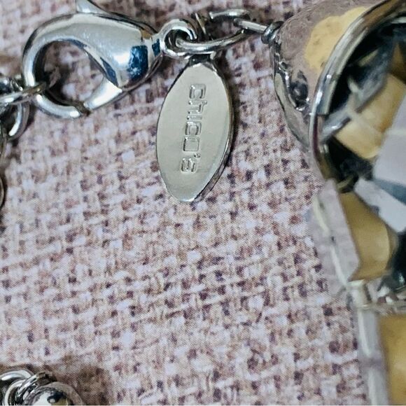 Chicos Wood and Sequin Bead Multi Strand Necklace - Picture 2 of 2